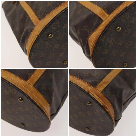 LOUIS VUITTON Monogram Bucket GM Shoulder Bag M42236 LV Auth 120557 - Picture 14 of 16